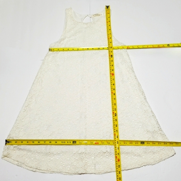 Ginger G Cottagecore Daisy Lace Sheath Summer Mini Dress (L) - Picture 7 of 7